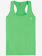 Women's Athletic Blouse Sleeveless Green