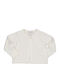Kinderstrickjacke Baumwolle grau