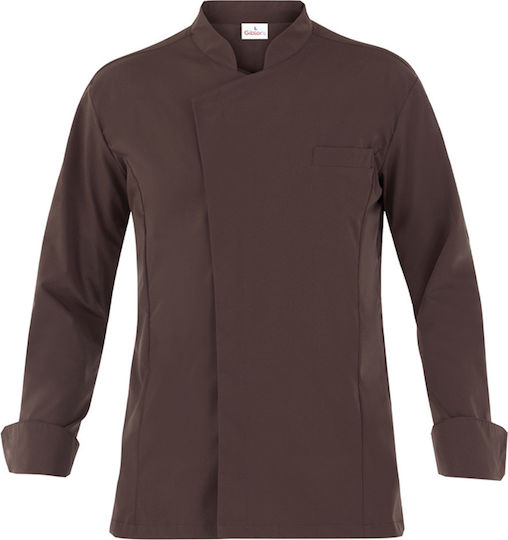 Giblor's Mantel Koch Damen Braun mit Langärmelig