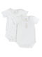 Chicco Baby Bodysuit Set Short-Sleeved Grey ````