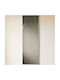 Aberto Design Wandspiegel mit Gray Hölzernes Rahmen 105x35cm 1Stück