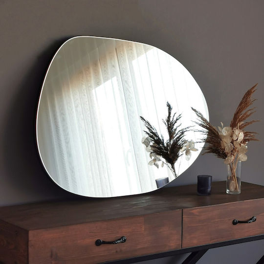 Aberto Design Gusto Правоъгълно Черно Огледало 75x55см