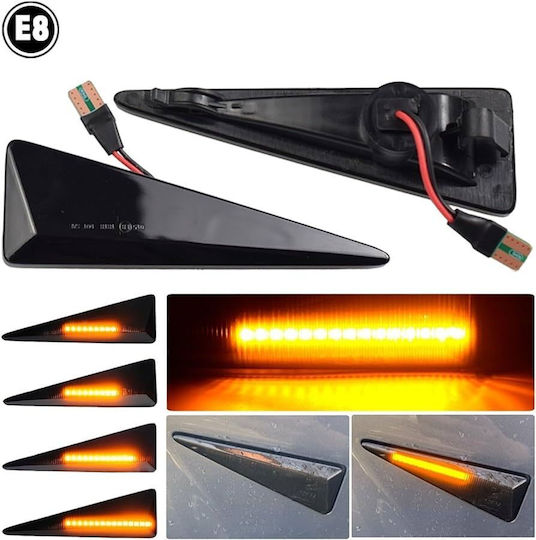 Carro Getönte Blitzlicht LED Dacia Sandero 2008 2012 2 Stück
