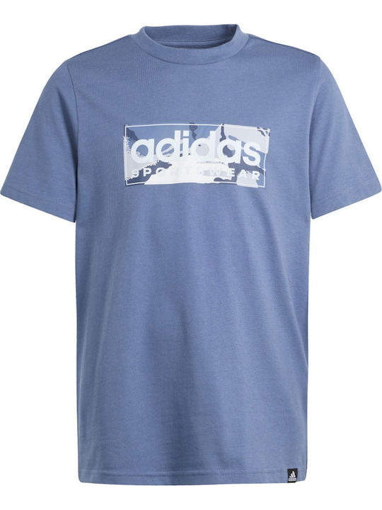 adidas Tricou pentru copii Roșu Camo Linear