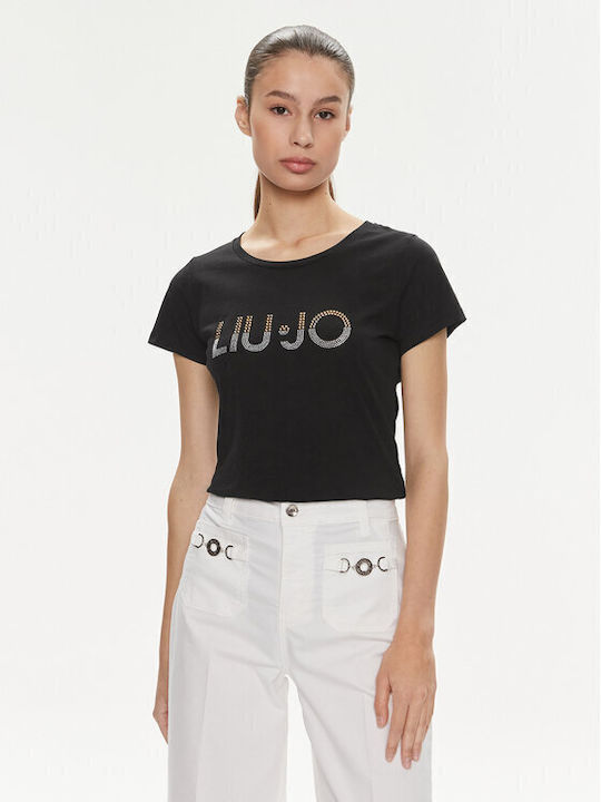 Liu Jo Γυναικείο T-shirt Μαύρο