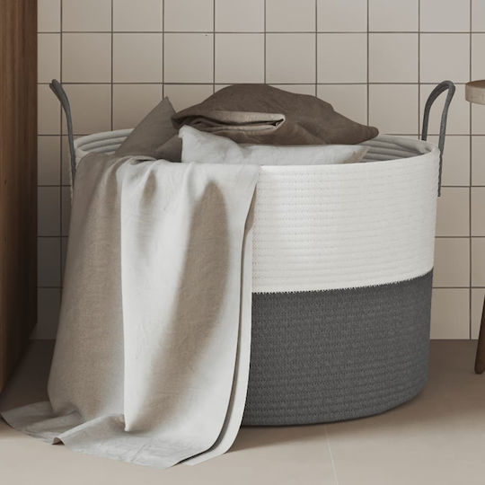 vidaXL Coș de Depozitare Tesatura Gri 51x51x33cm 1buc