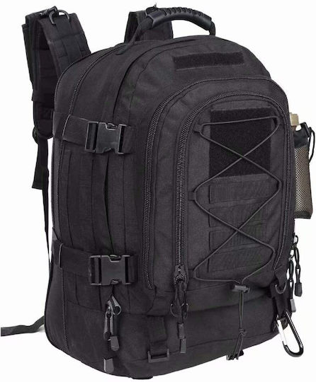 Mohicans Black Line Militärischer Rucksack Rucksack Schwarz 64Es