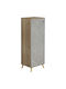 Ξύλινη Παπουτσοθήκη Alvaro 50x38x135cm