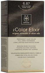 Apivita My Color Elixir Σετ Βαφή Μαλλιών Χωρίς Αμμωνία 6.87 Ξανθό Σκούρο Περλέ 125ml