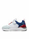 Kids Sneakers with Hoop & Loop Closure White