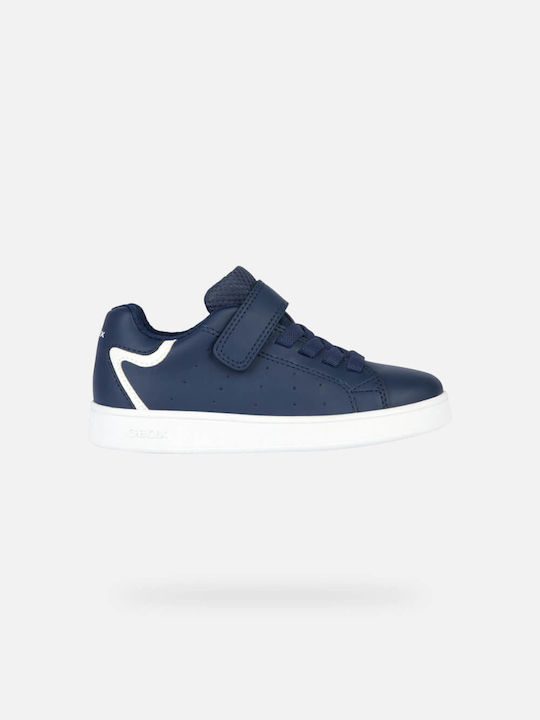 Geox Kids Sneakers Eclyper Anatomic with Scratch Navy Blue