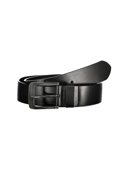 Blauer Men's Leather Belt Black