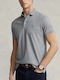 Polo Short Sleeve Blouse Steel Heather