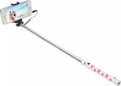 Ultron Selfie Stick με Καλώδιο 3.5mm Λευκό 173950