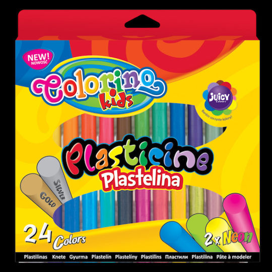 Colorino Пластелини в Кутия за 3+ Години 24 Бр