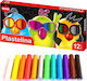 St. Majewski Plasticine in Box for 3+ Years, 12 Pieces