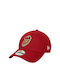 New Era Minor Jockey Burgundisch