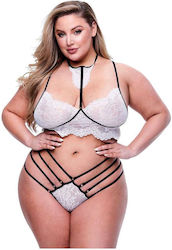 Baci Lingerie Sexy Lingerie Sets Plus Size White 2 Pieces Baci Lingerie Sexy Lingerie Sets Plus Size White 2 Pieces