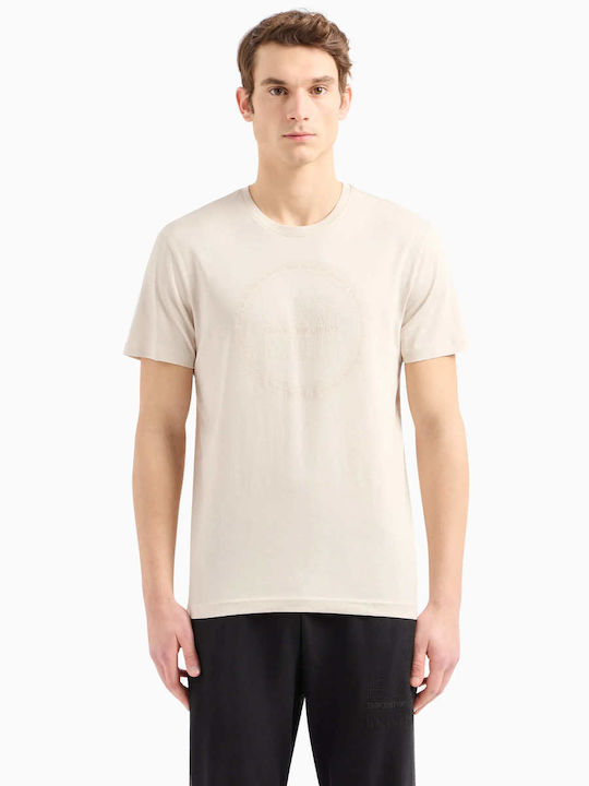 Emporio Armani Herren T-Shirt Kurzarm beige
