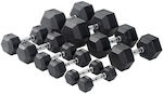 Viking Rubber Hexagon Dumbbell 1 x 4kg