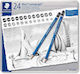 Staedtler Mars Lumograph Pencil 24pcs