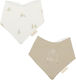 Bimbidreams Bunny Bandană Impermeabilă Material Textil Cu Autocolant Verde 2 Bucăți