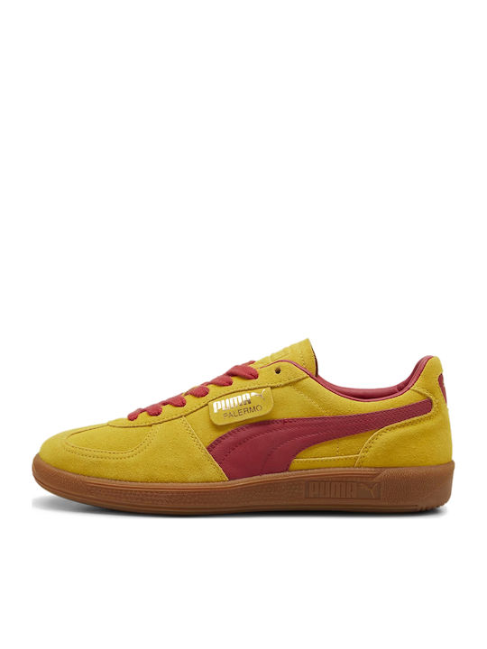 PUMA Palermo Sneakers Pele Yellow / Club Red