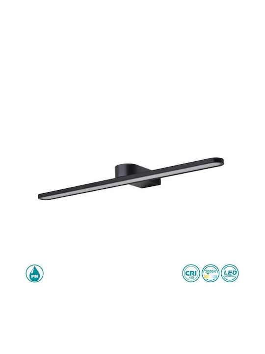 Panafan Leuchte Badezimmer LED Schwarz 50x19x50cm Panafan Leuchte Badezimmer LED Schwarz 50x19x50cm