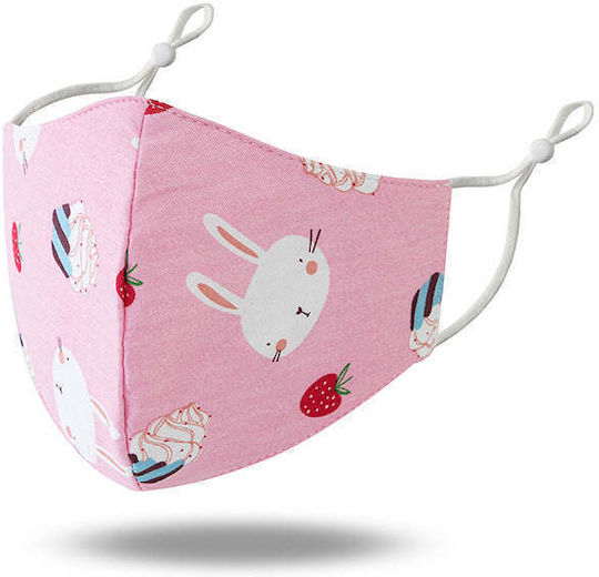 One & Only Baby Protective Mask Fabric Small Kids with Valve Cupcakes MS 20.1289 1pcs