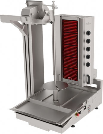 Karamco Mașină de Kebab Doner Pe gaz ADR-5E-GK cu Rotisor pentru 150kg