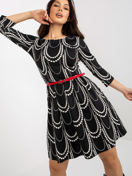 Lakerta Mini Dress Black/White