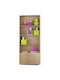 Kids Wooden Bookcase Brown 75x30x180cm