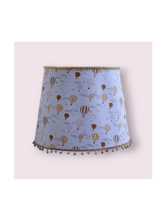 Oxygen Kids Wooden Single Ceiling Light E27 Beige 40x35cm