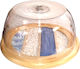 Etoile Farfurie de brânză Lemn Transparent 1pcs