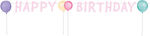 Amscan Happy Birthday Garland for Party 1pcs