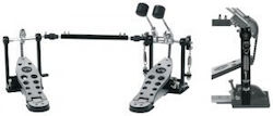 Basix Doppelter Bass Drum Pedal mit Kette
