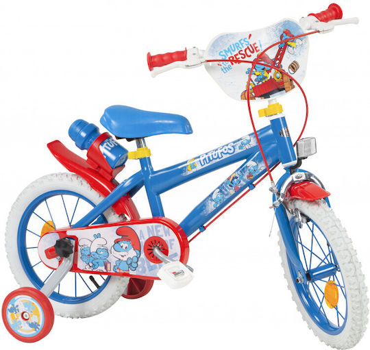 Toimsa Smurfs 14" Kids Bicycle Light Blue