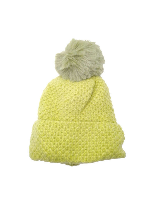 Kids Beanie Knitted Green