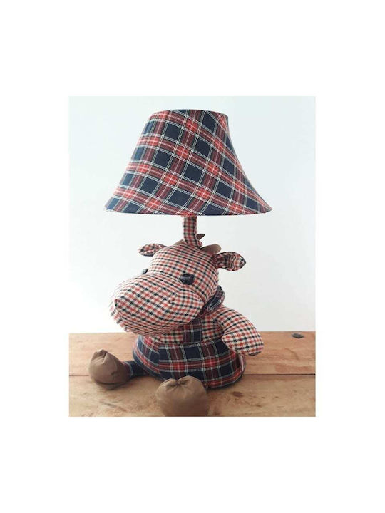 Yalco Kinder Nachttischlampe Braun 33x53cm