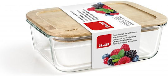 Ibili Δοχείο Φαγητού Γυάλινο Καφέ 1.5lt