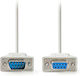 Nedis Cable RS232 9-pin male to RS232 9-pin female 2m (CCGL52010IV20) 1pcs