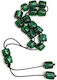 Roloi Komboloi Resin Worry Beads Green 32cm