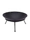 Ambiance Focar În aer liber din metal Negru 40x40x16.5cm
