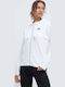 Women's Sweatshirt Jacket Hooded White