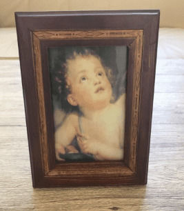 Artekko Wooden Picture Frame with Burgundy Frame