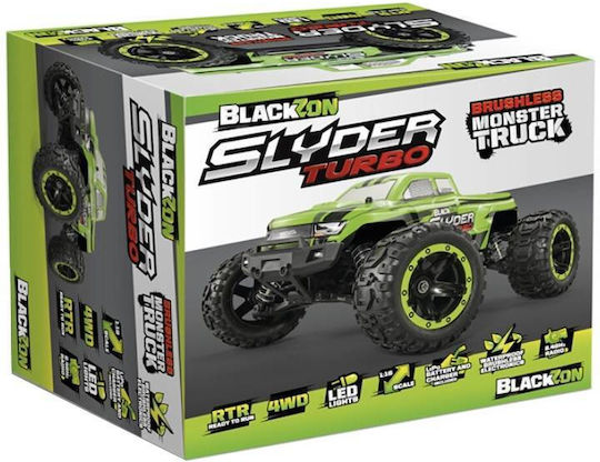 BlackZon Ferngesteuertes Auto Monstertruck 4WD Grün
