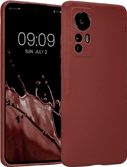 Soft Back Cover Silicon Burgundy (Xiaomi 12 Lite)