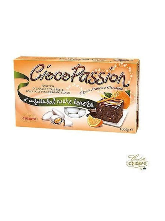 Ciocopassion in Form von Kieselstein mit Geschmack von Orange Weiß 1000gr