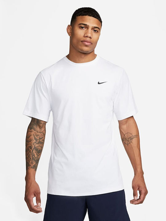Nike Pro Dri-FIT Dri-Fit Αθλητικό T-shirt Λευκό