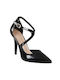 Elenross Pumps mit Riemchen Schwarz